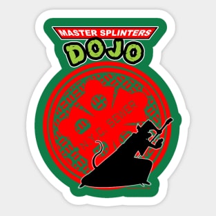 Master Splinters dojo Sticker